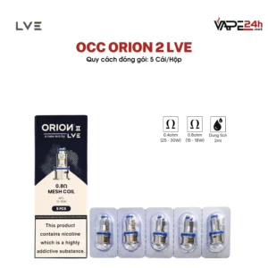 Occ Orion 2 LVE 0.4 Ohm – 0.8 Ohm