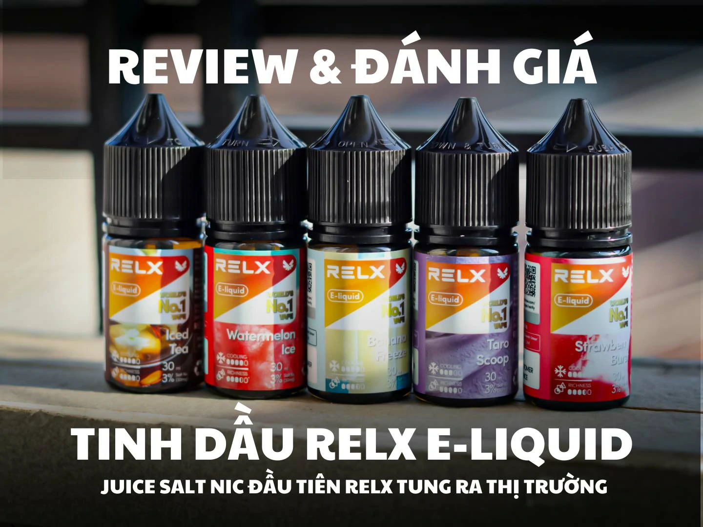 Review Relx Salt “Đón đầu” xu hướng thiết kế tinh dầu 2024